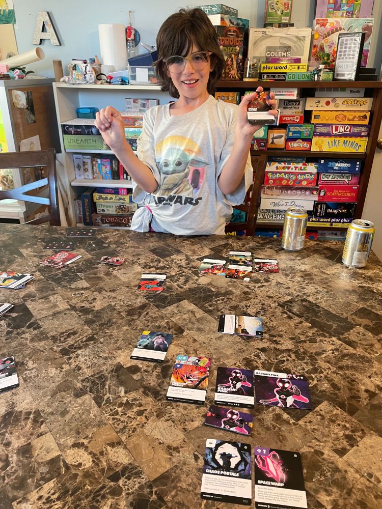 My kid beating me at Massive-Verse