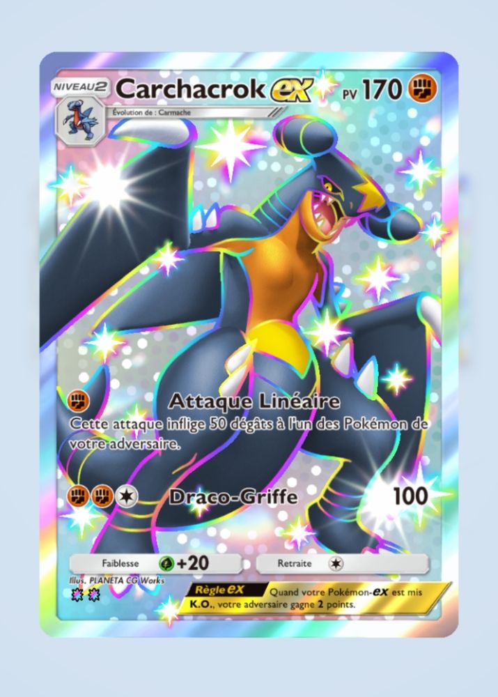 Carchacrock Ex shiny ⭐⭐