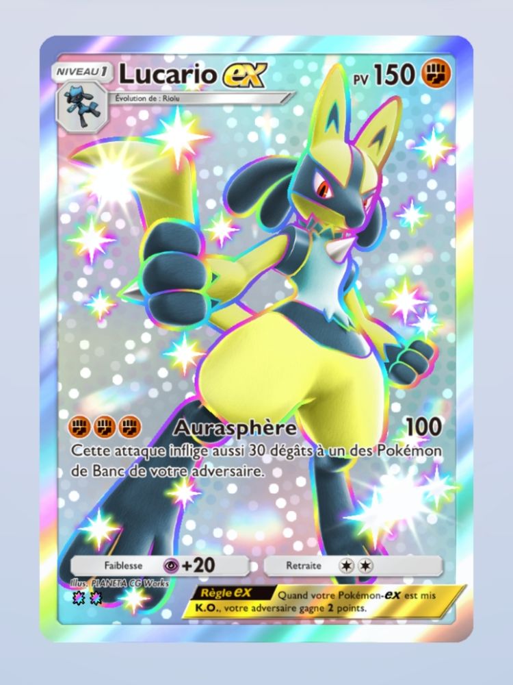Lucario Ex ⭐⭐ shiny 