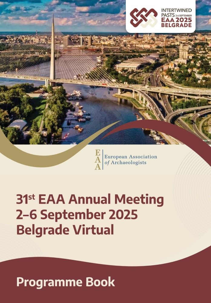 Couverture du Programme

31st EAA Annual Meeting 
2-6 September 2025 
Belgrade Virtual 

