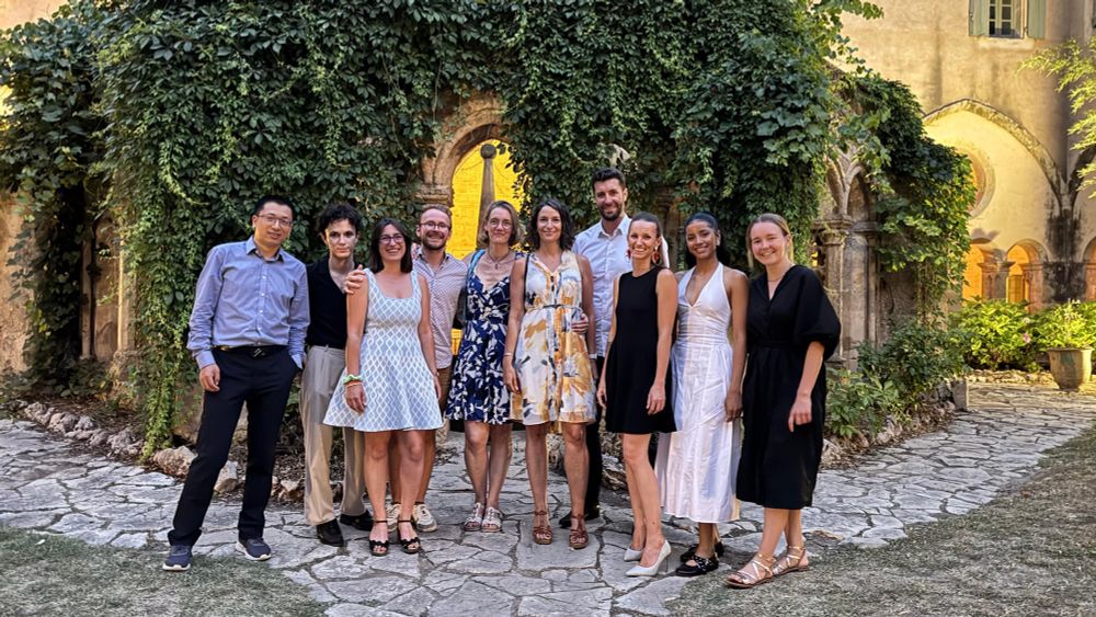 The Goujon Lab at the gala diner, Abbaye de Vallemagne