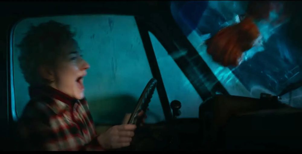 Shot from the movie The Wolf Man 2025.