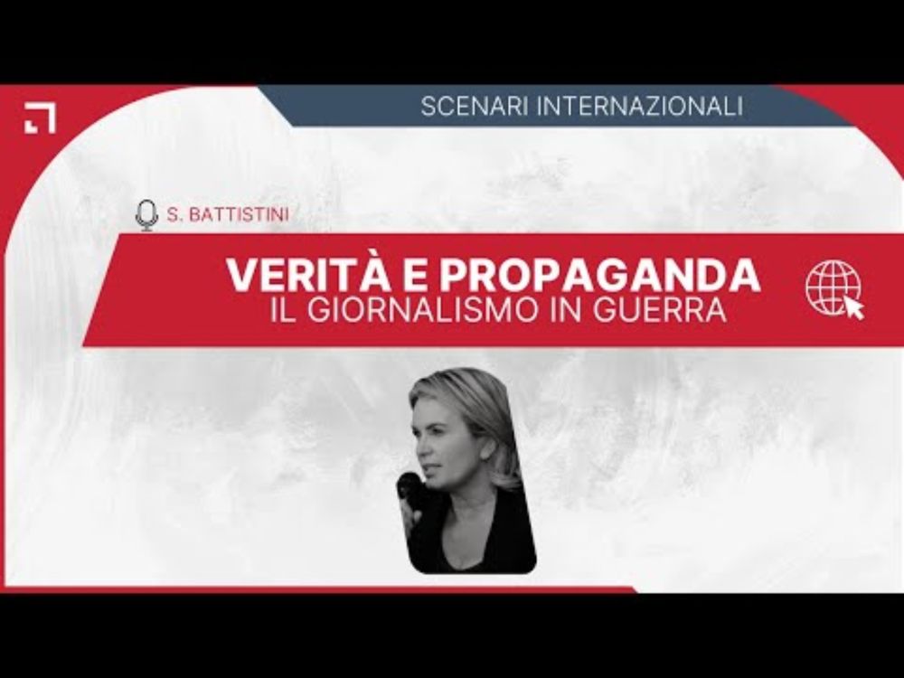 Verità e Propaganda: il giornalismo in guerra | Stefania Battistini