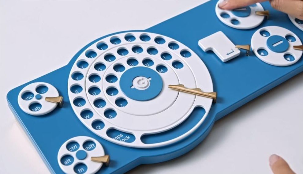 Every year on the 1st of October, Google Japan's hardware division shows off a Gboard, a fully functional keyboard but with an unusually daft UX. This year, they went all-out on rotary dials.