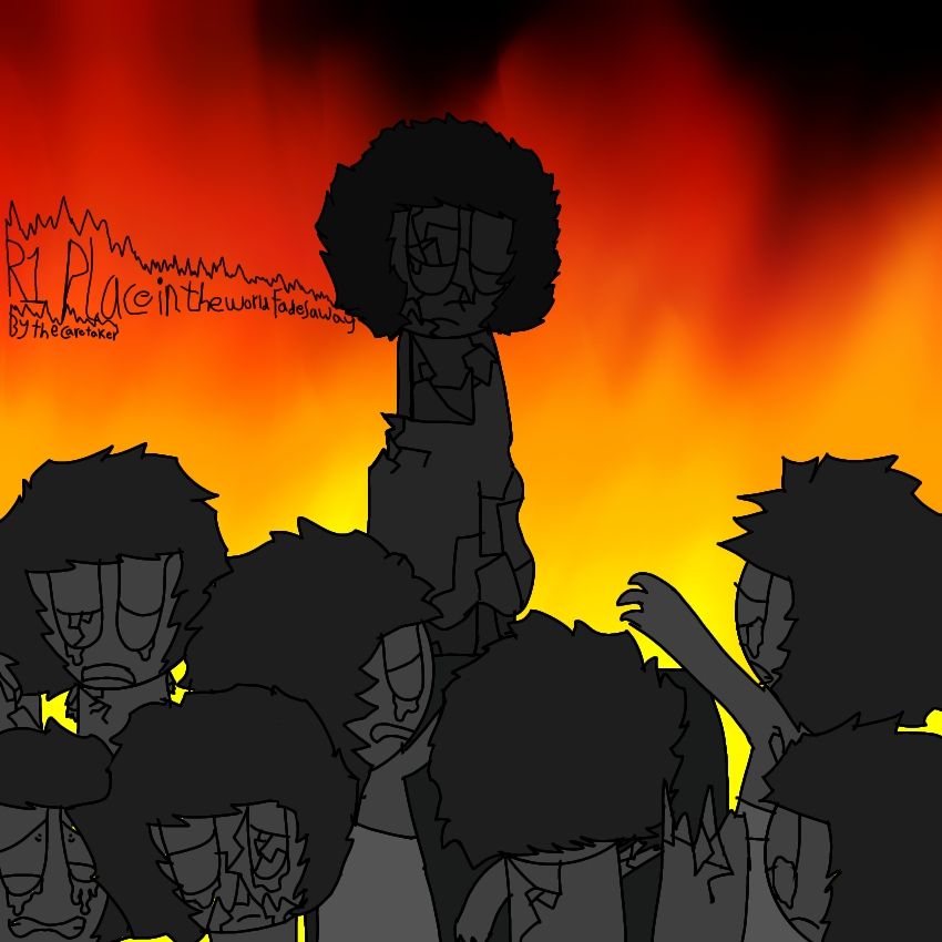 R1 place in the world fades away by the caretaker