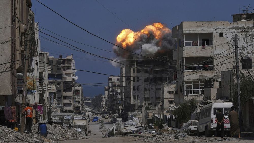 Twenty-five countries including Britain, France and a host of European nations say the war in Gaza “must end now” and Israel must comply with international law.