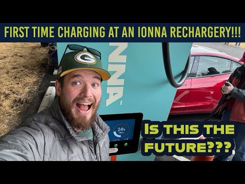 I visit and CHARGE at an IONNA Rechargery in Apex, NC for the first time! Is this the future?