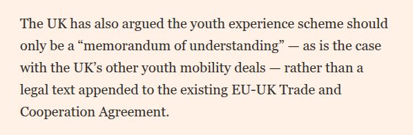FT article excerpt re: MoU or appendix to the TAC as an appropriate means of agreement