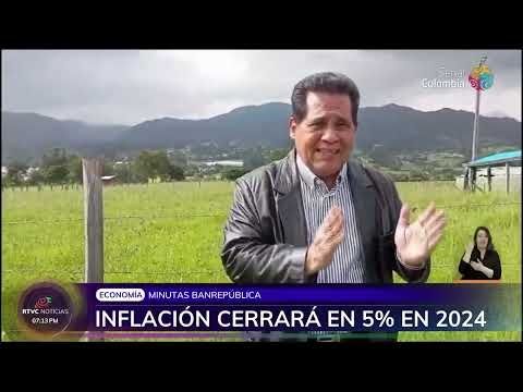 El Banco de la República estima una inflación de al rededor del 5% al cierre del año