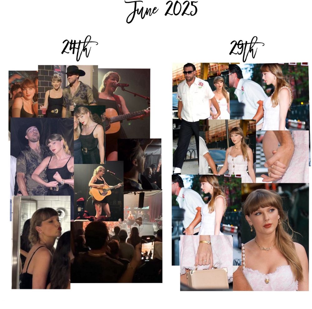 Montage of Taylor moments in June

Taken from @/tscrazier on X