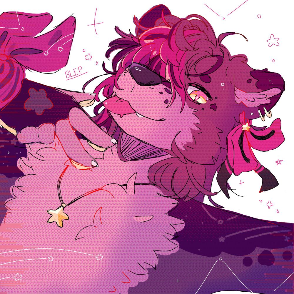 Fursona posting!! I was messing with Ibis effects after coloring some tryhard sketch I made, and this is the end result of that lmao

I promise this is my last furry related post for a bit ( lie )