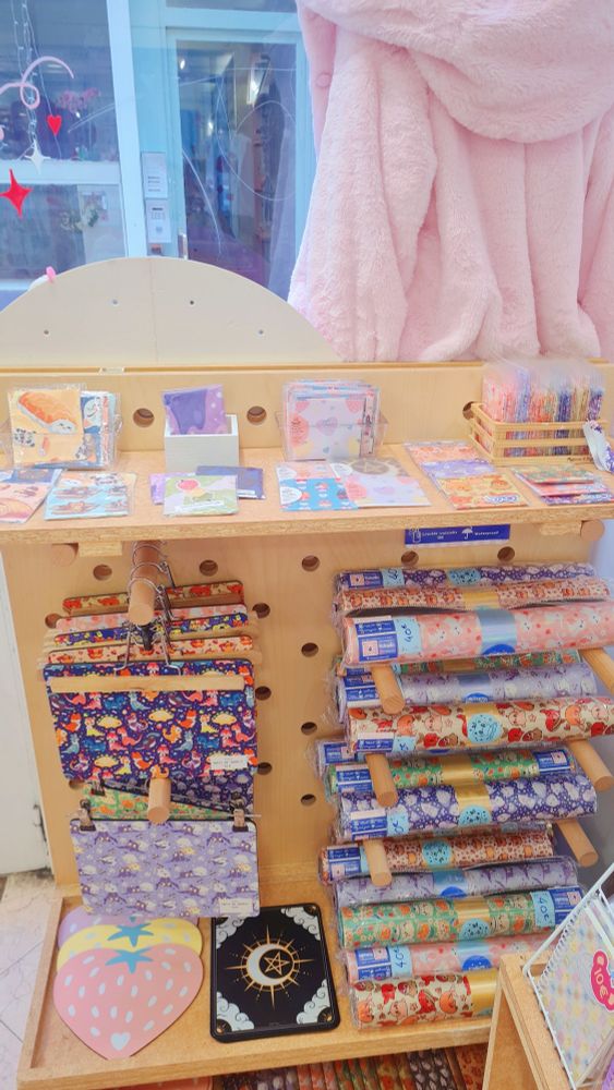 Stand de tapis de souris dans un pop up store