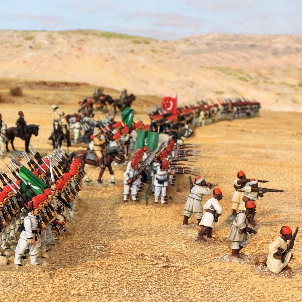 The Egyptian forces at the Battle of Toski 1889. Read more in WS&S 136.