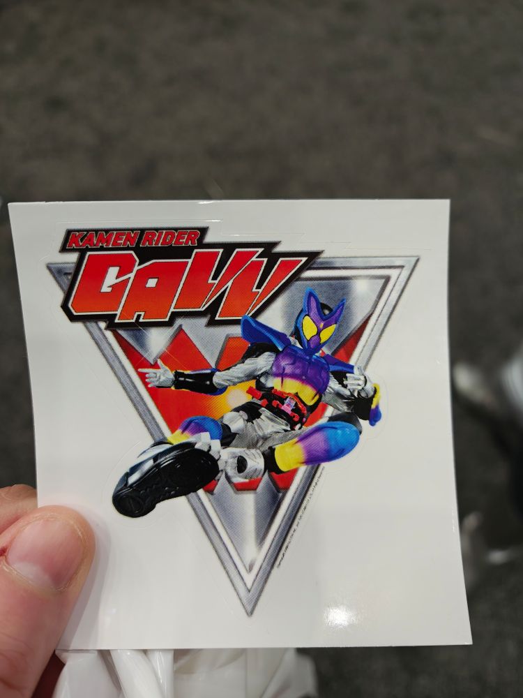 Kamen Rider Gavv stickers.