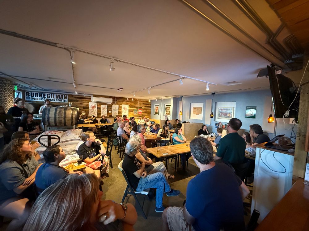 Smarty Pints science talk at Burke Gilman Brewing