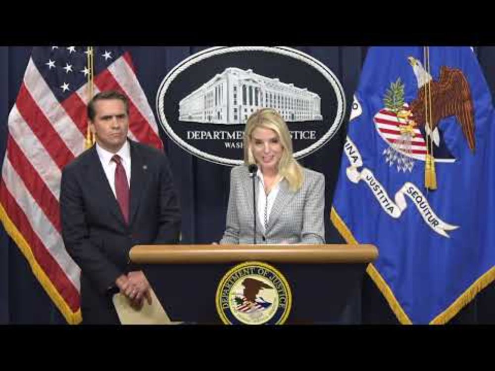 Attorney General Bondi Announces Charges Against Abrego Garcia