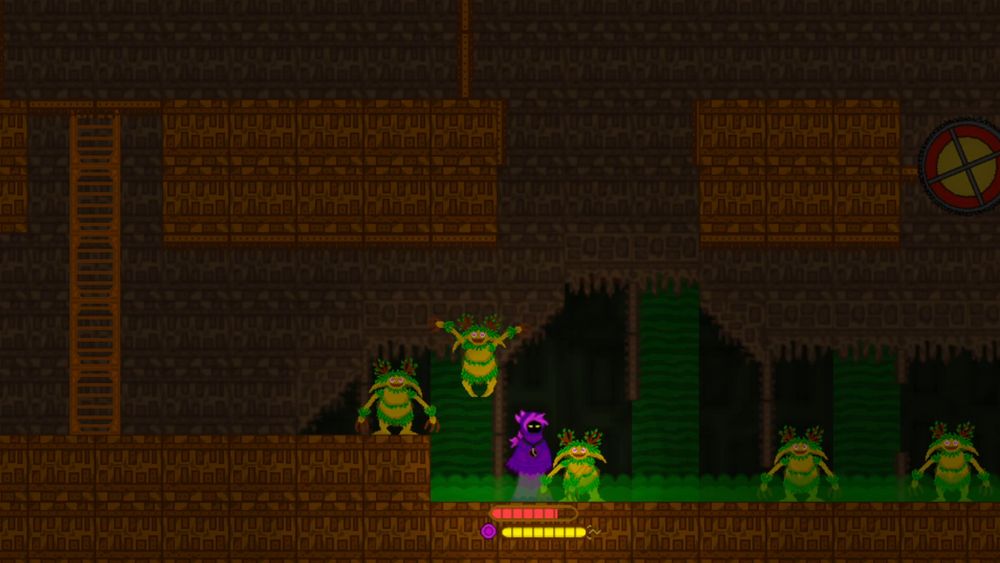 Lady having a less than pleasant day as she explores the krogues-infested sewers of new-eden.