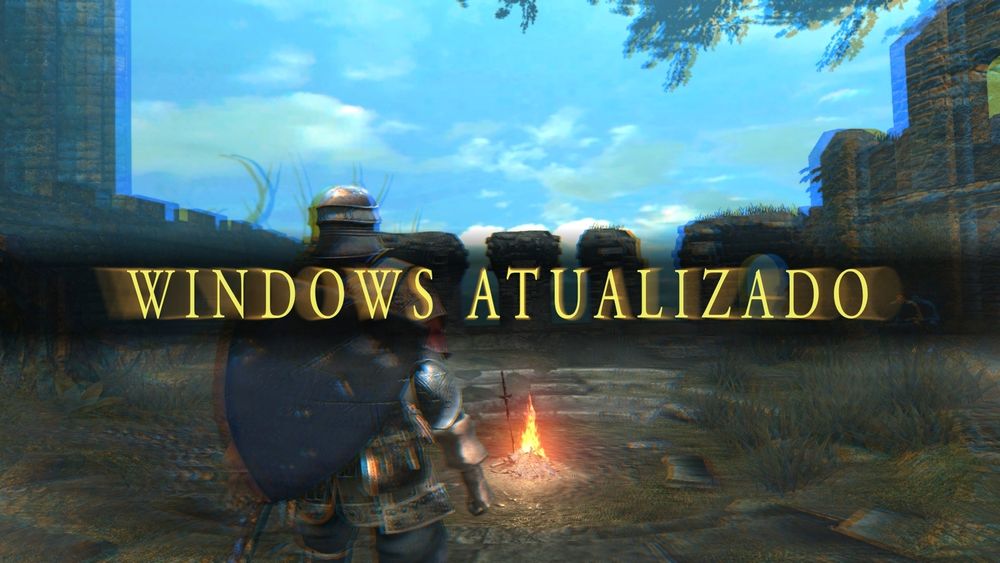 tela do dark souls escrito windows atualizado 