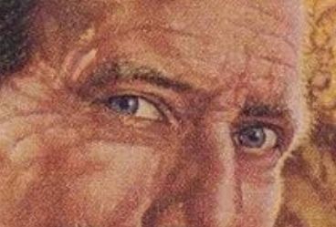 Zoom in on Mortimer Wheeler's cagey eyes