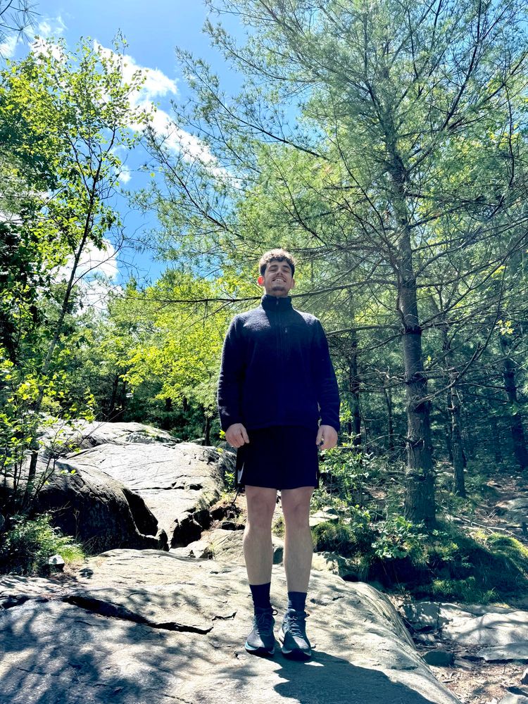 Miguel hiking up GBH