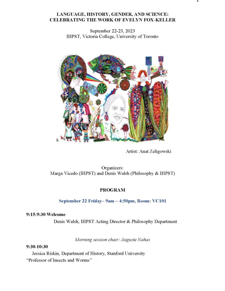 Poster for conference in EFK's honor
Details by @alt-text.bsky.social in reply