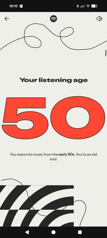 Your listening age: 50