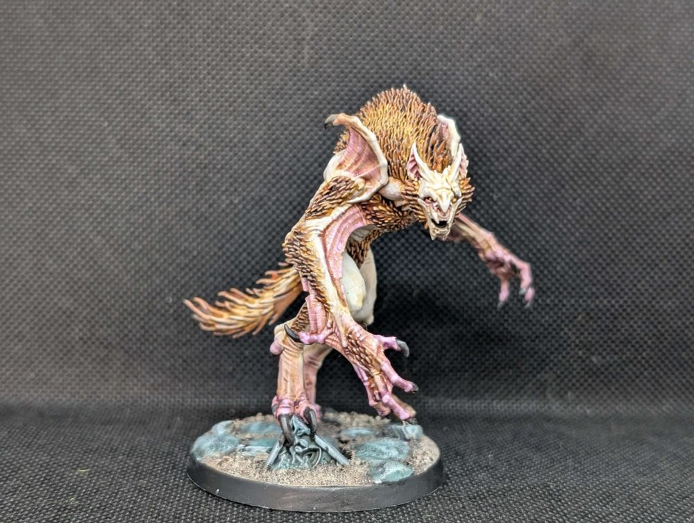 A big, spooky Vampire Bat man from Cursed City.