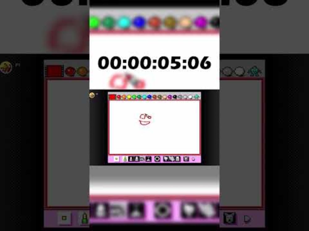 🎨 [WR] 00:11:21 Mario Paint (Draw Weird Looking Face in Red Percent)