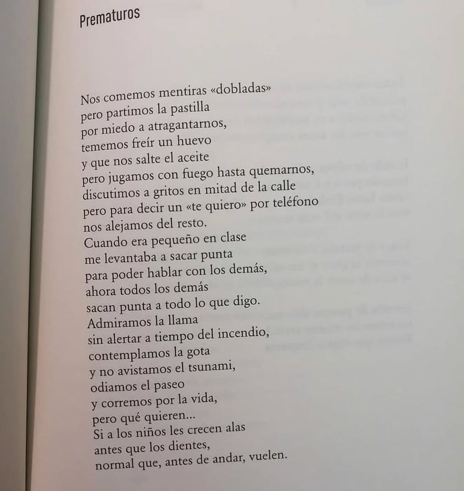 De su libro "Terminamos y otros poemas sin terminar." 