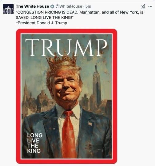 Trump the f****** fake king 