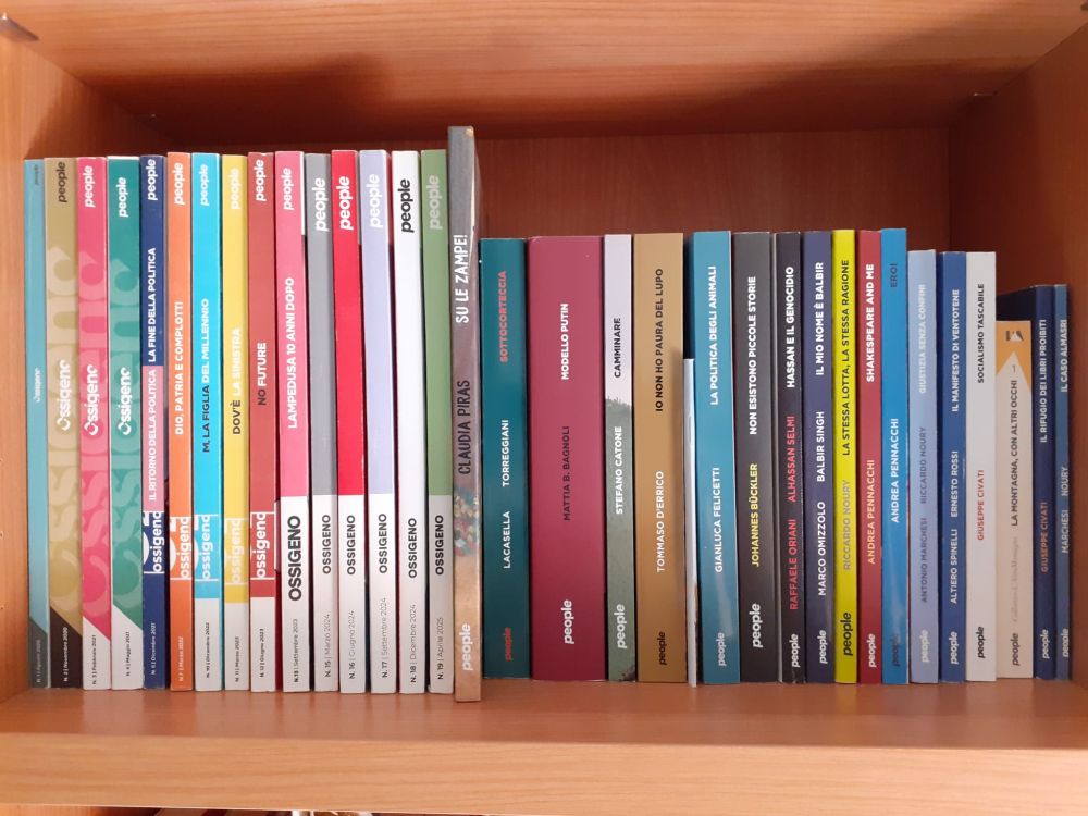 La rivista ossigeno e altri libri della casa editrice "People"