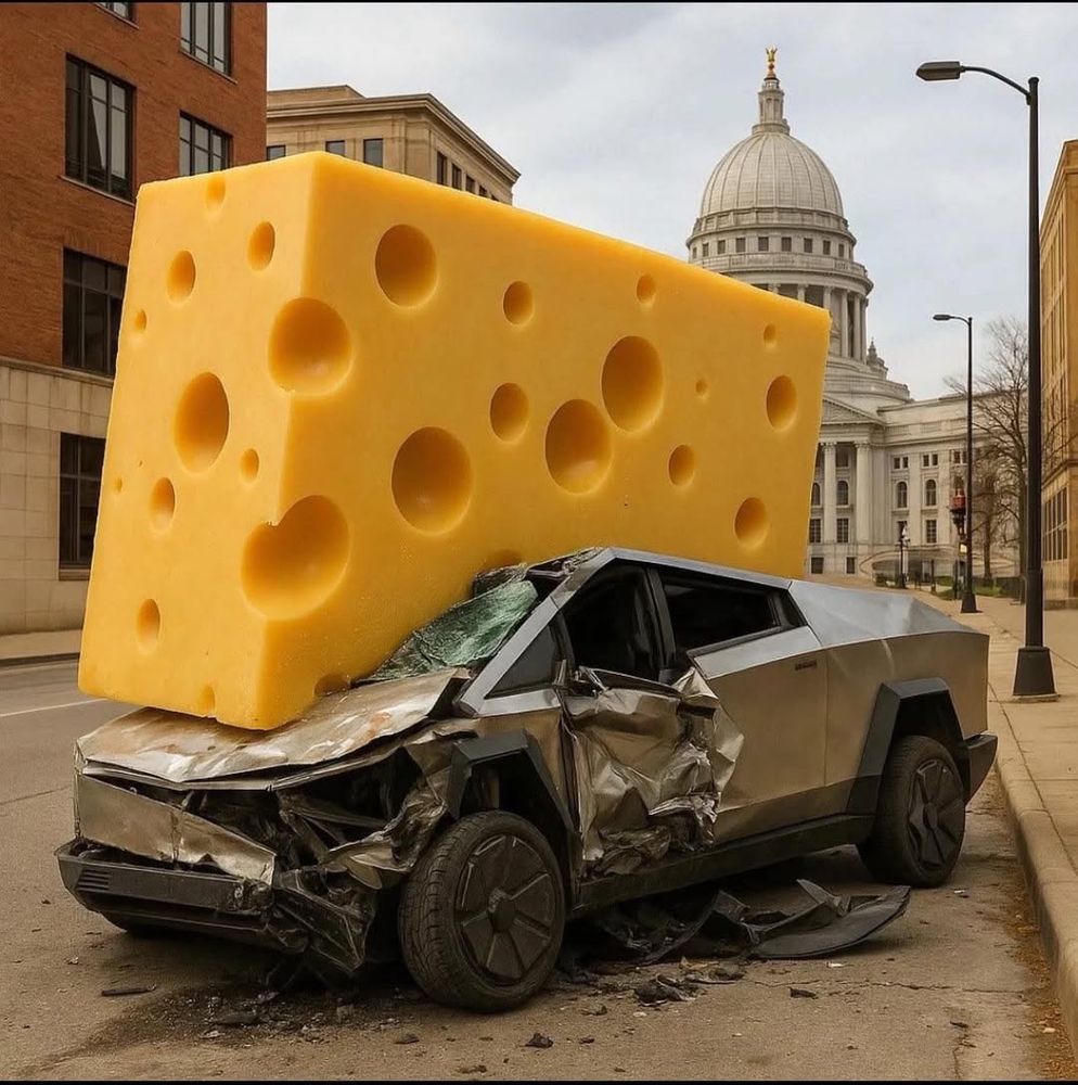 Say Cheese.  Swasticar Tesla Cybertruck.