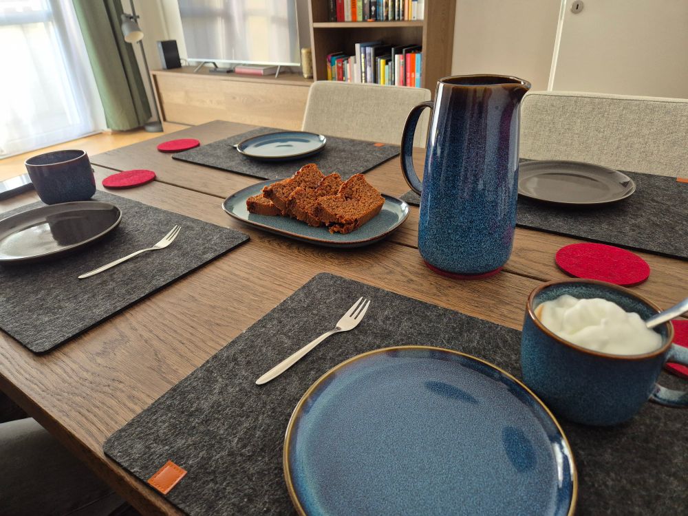 Kaffeetafel in einem Wohnzimmer