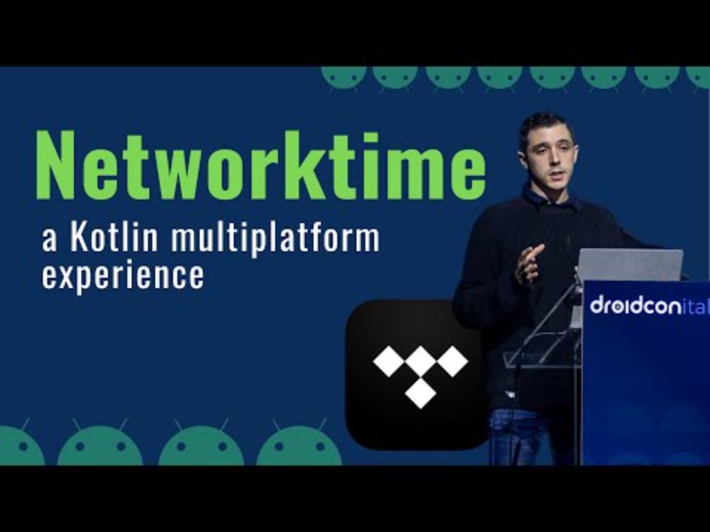 Tidal-music/networktime: a Kotlin multiplatform experience | Droidcon Italy 2024