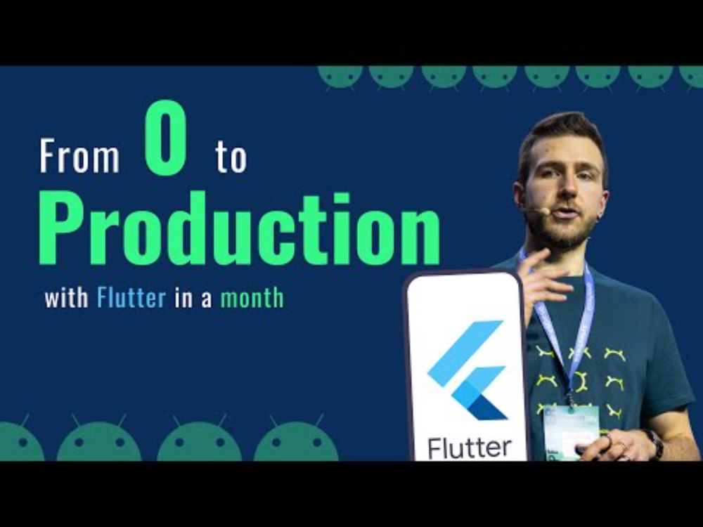 From 0 to production with Flutter in a month | Droidcon Italy 2024