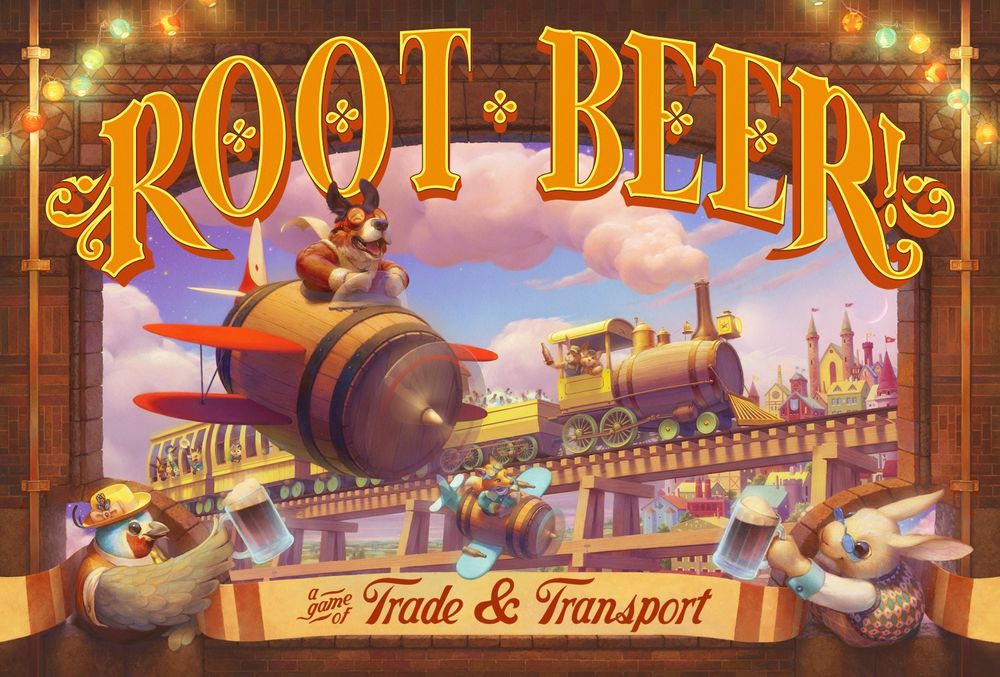 ROOT BEER!
A game of Trade & Transport
Cover and poster design.