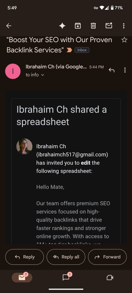 Boost your SEO google sheets proposal