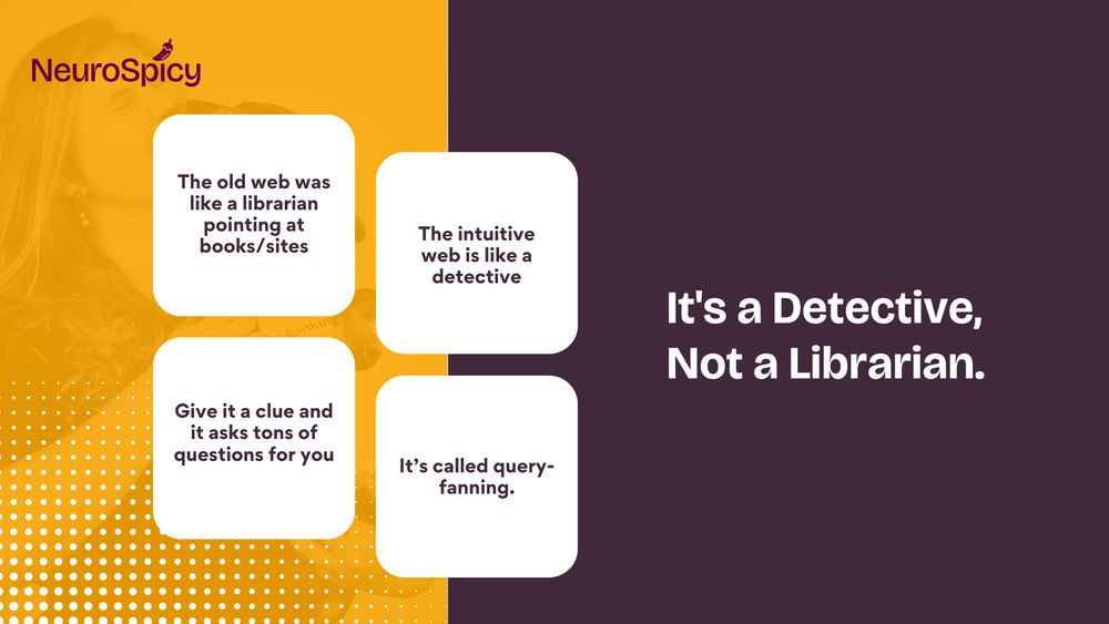 It's a detective, not a librarian!