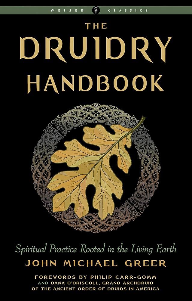 Cover of the druidry handbook by John Michael greer 