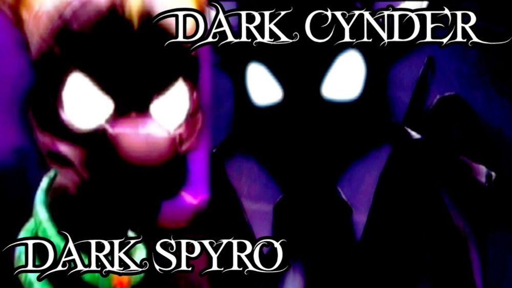 The Legend of Spyro - Dawn of The Dragon: Dark Spyro and Dark Cynder Scenes