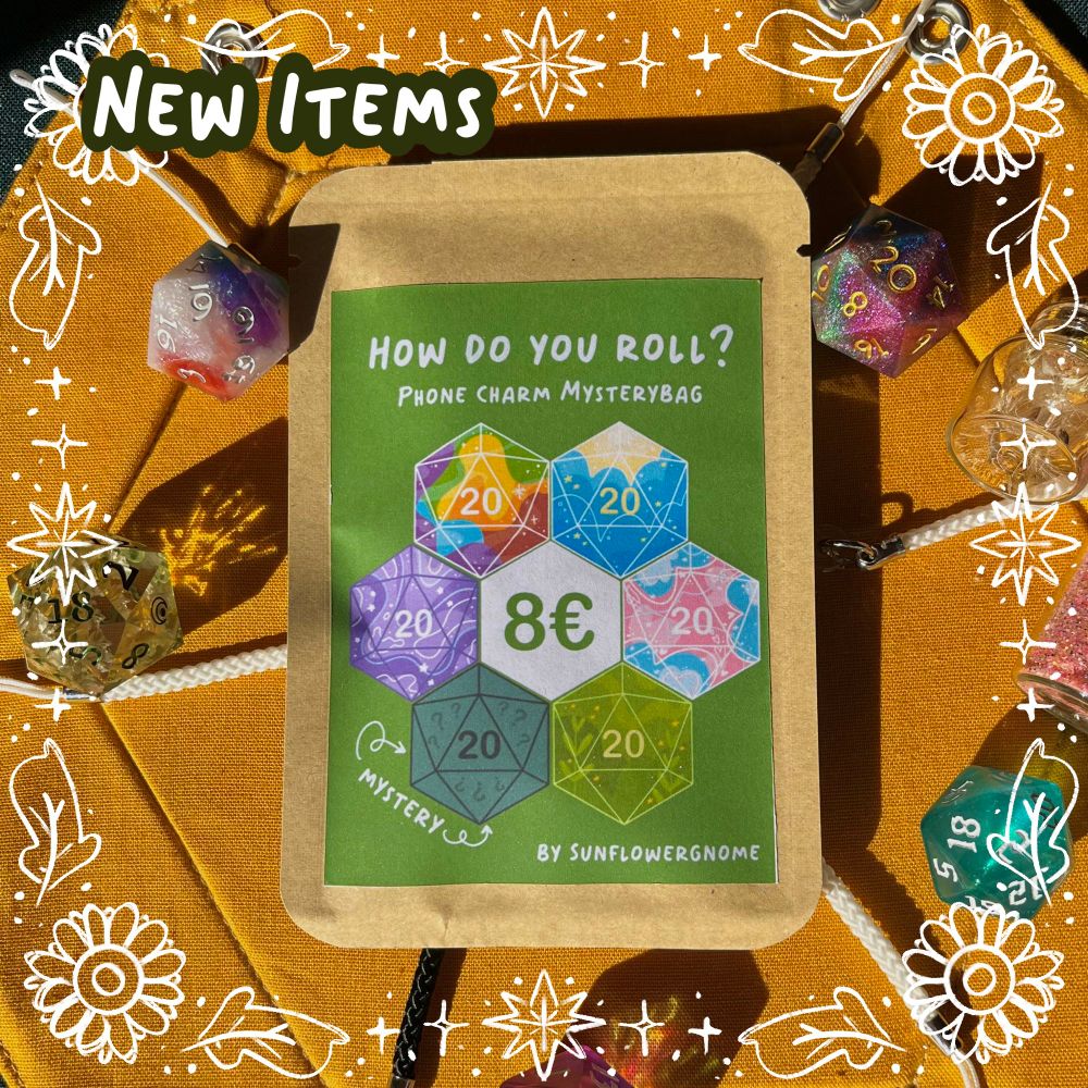 picture of a luckybag for dice phone charms