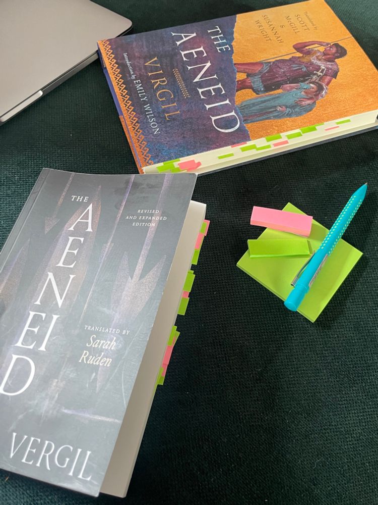 Ordered two translations (Ruden and McGill&Wright) to read after listening to Fagles on audio