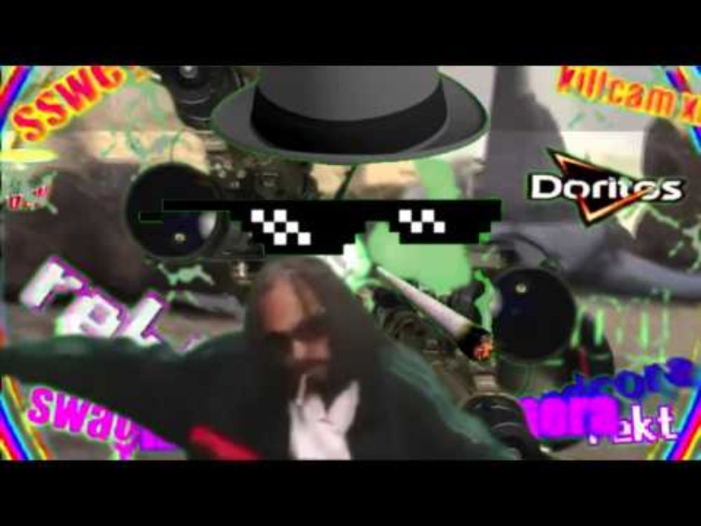 MLG 420 BLAZE IT EDIT NO SCOPE TRICK SHOT