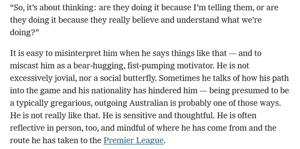 extract from interview by Seb Stafford-Bloor with Ange Postecoglou