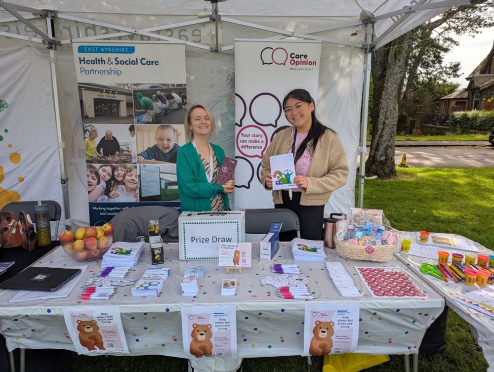 East Ayrshire Health and social care Partnership stall at Play Day 2025 