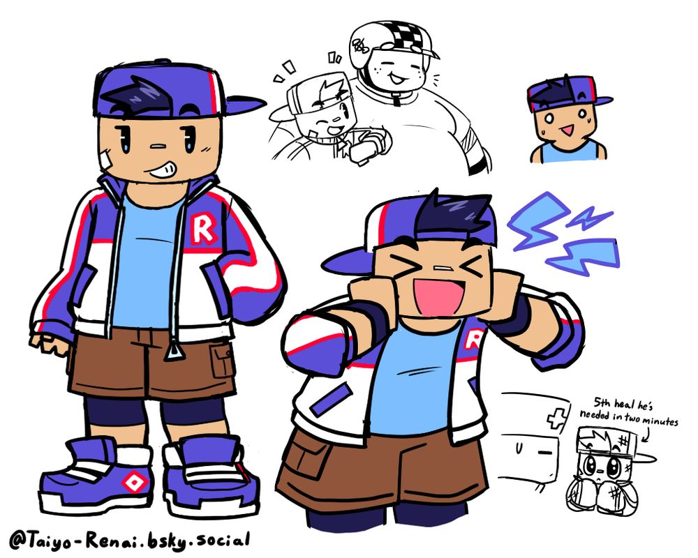 Taunt from the Roblox game "Die of Death" (with Caretaker and Hotdog as well)