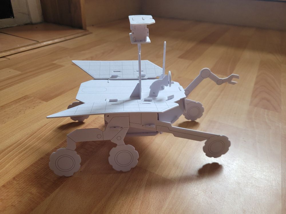Model of a mars rover
