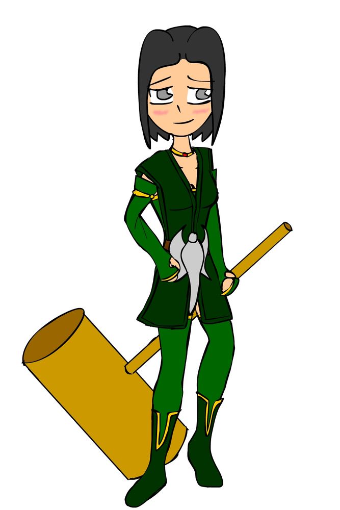 Ana's v2 outfit that was drawn in 2009 or so.