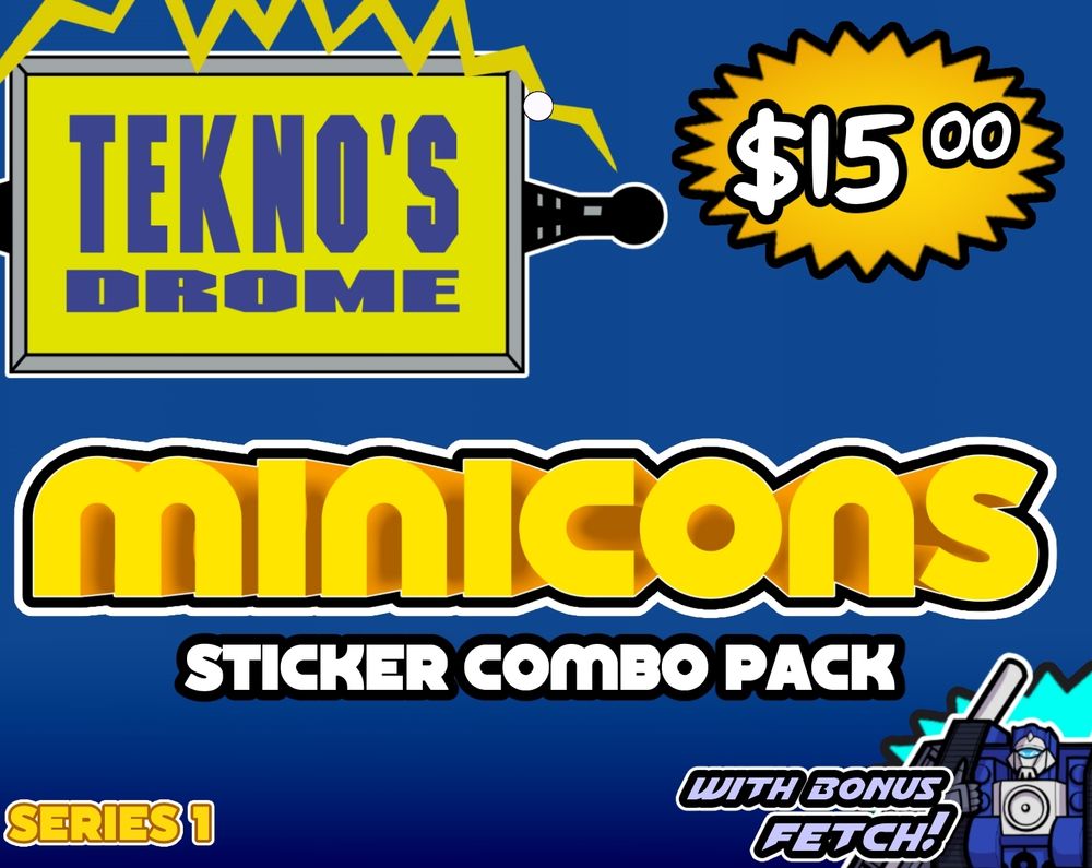 Promo ad for minicons stickers
