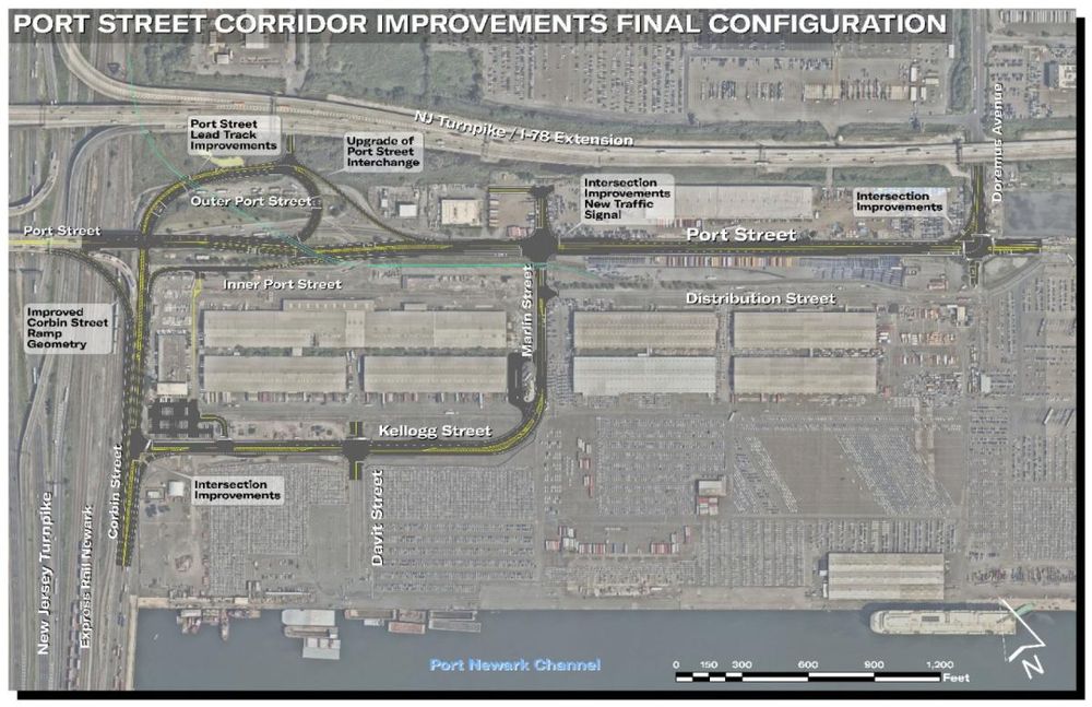 Modernization of Roadway Network at New Jersey Port Complex Set to Begin